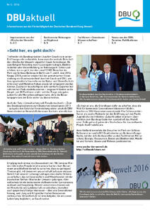 DBU aktuell Nr. 5, 2016