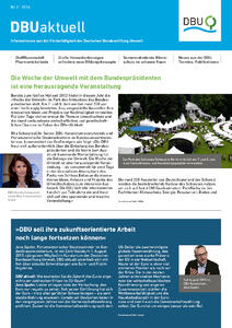DBU aktuell Nr. 2, 2016