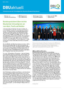 DBU aktuell Nr. 8, 2016
