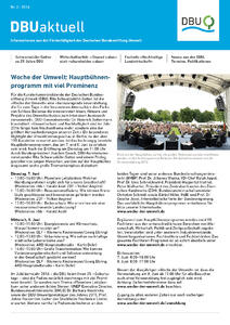 DBU aktuell Nr. 3, 2016