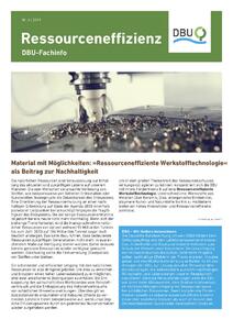 DBU-Fachinfo - Ressourceneffizienz