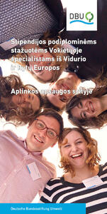 Stipendijos podiplominėms stažuotėms Vokieti-joje specialistams iš Vidurio ir Rytų Europos