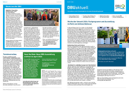 DBU aktuell. Nr. 1, 2024