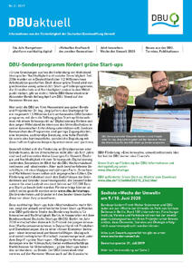 DBU aktuell Nr. 03, 2019