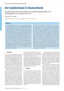 Der Goldschakal in Deutschland in: Naturschutz und Landschaftsplanung 52 (9), 428-434