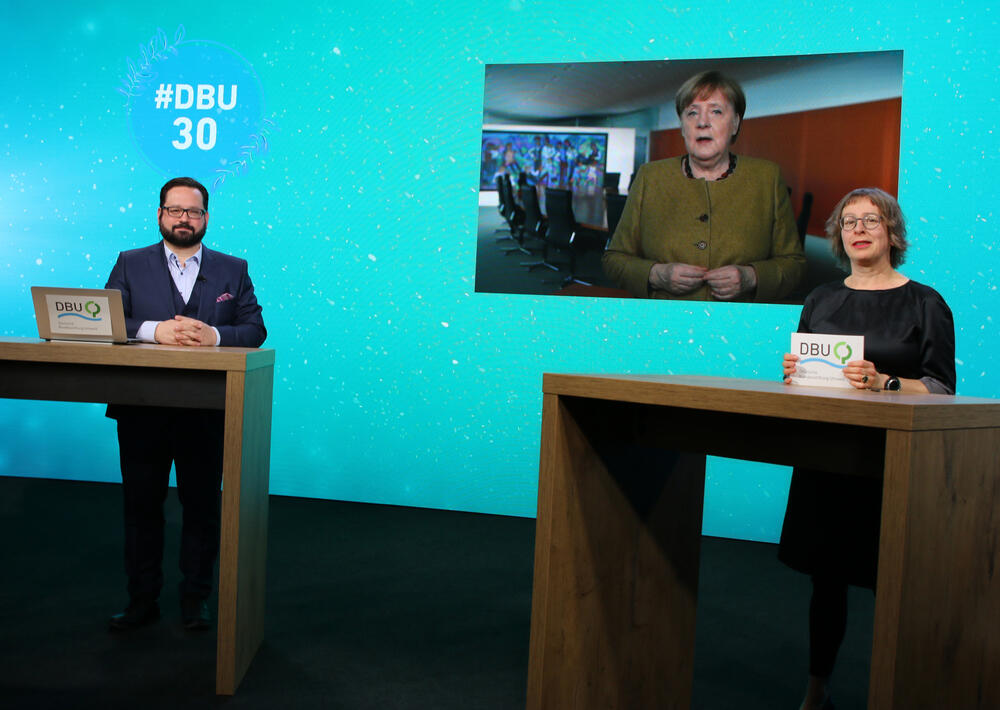 Festakt 30 Jahre DBU mit Merkel © Deutsche Bundesstiftung Umwelt