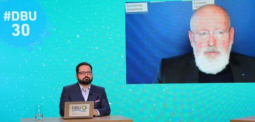 Festakt 30 Jahre DBU Timmermans © Deutsche Bundesstiftung Umwelt