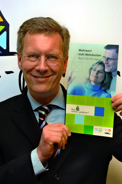 Schirmherr und Niedersachsens Ministerpräsident Christian Wulff 