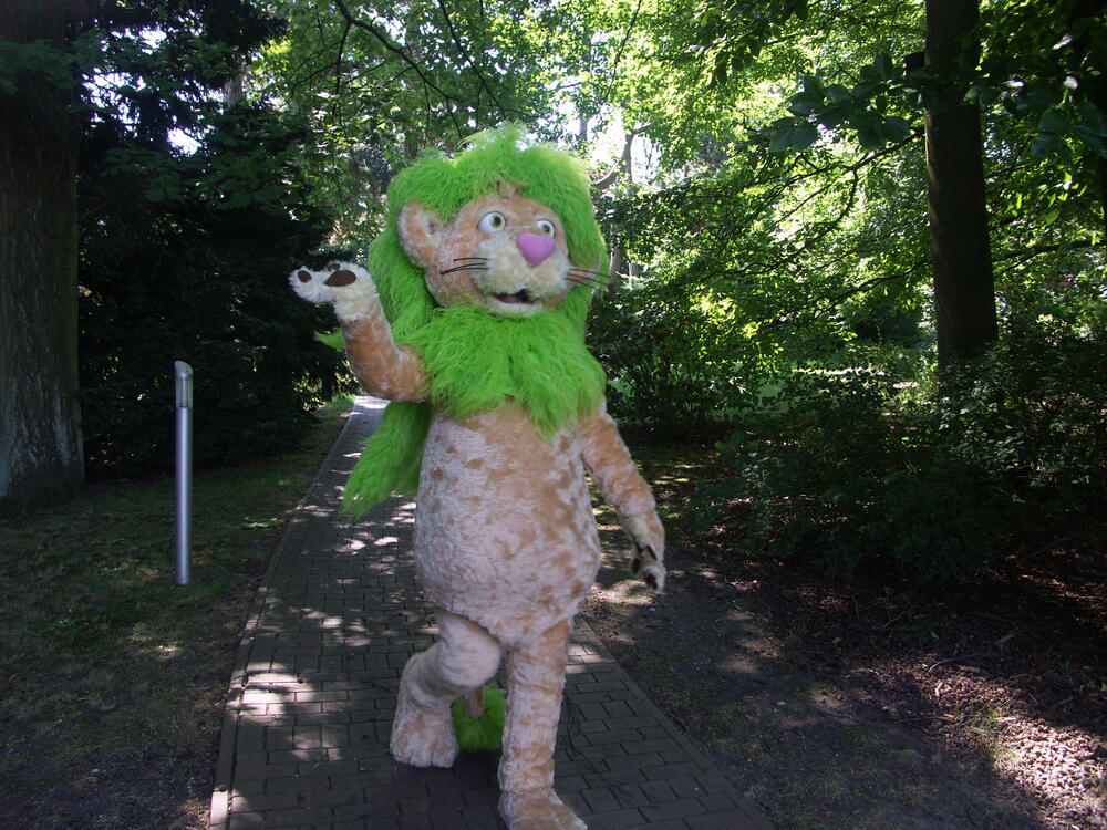 Graslöwe trifft Bundespräsidenten 