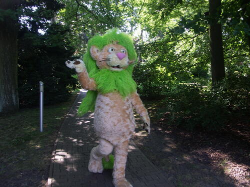 Graslöwe trifft Bundespräsidenten 