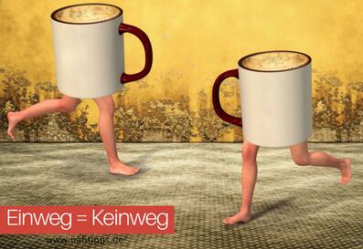 Kein-Weg_Postkarte_#AlltagszeitNachhaltigNutzen © #AlltagszeitNachhaltigNutzen