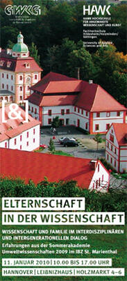 Flyer - Elternschaft in der Wissenschaft 