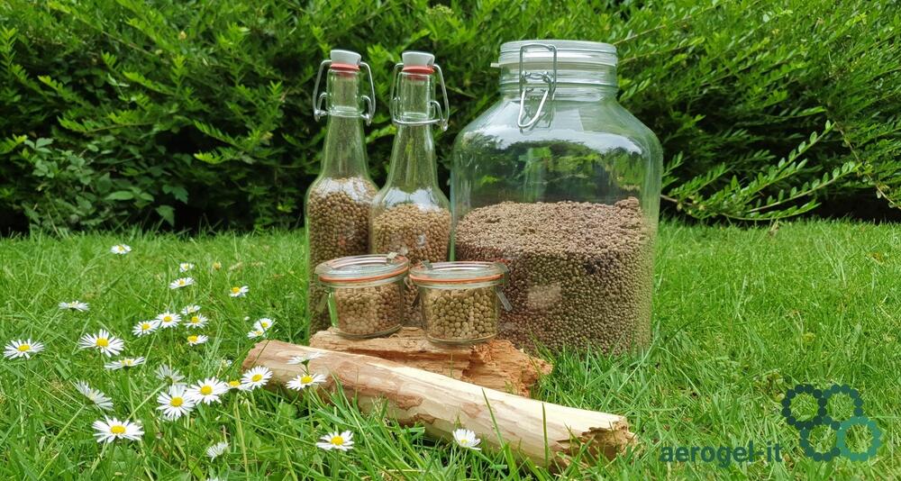 Die Bioaerogel-Basis: natürliche Rohstoffe © aerogel-it GmbH