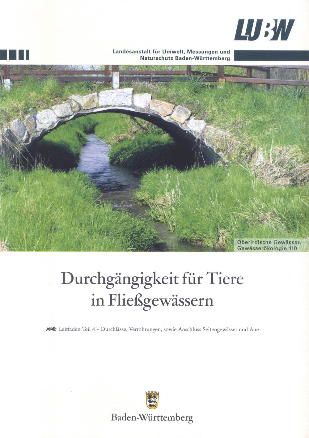 Durchgängigkeit für Tiere in Fließgewässern 