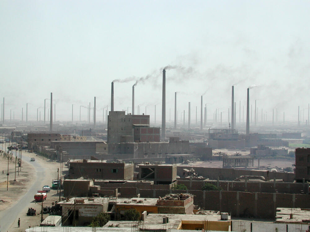 Luftverschmutzung in einer Megacity  