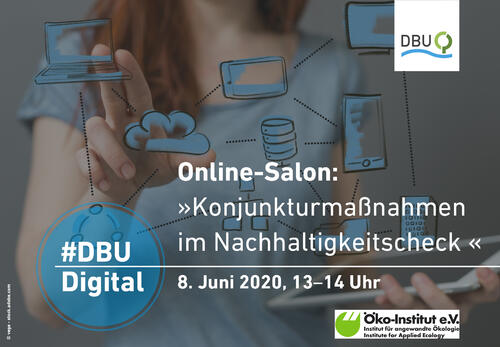 #DBUdigital Online-Salon „Konjunkturmaßnahmen im Nachhaltigkeitscheck  © Deutsche Bundesstiftung Umwelt