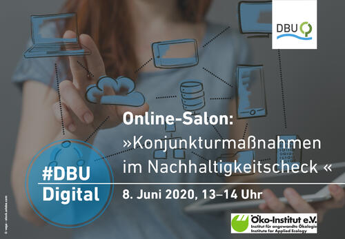 #DBUdigital Online-Salon „Konjunkturmaßnahmen im Nachhaltigkeitscheck  © Deutsche Bundesstiftung Umwelt