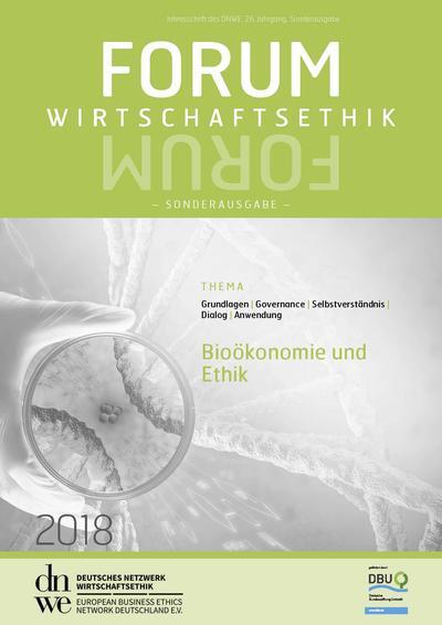 Cover Bioökonomie und Ethik © DNWE