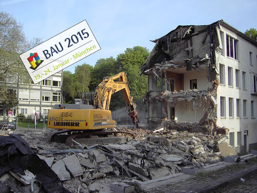 Abriss © Messe München GmbH - BAU 2015