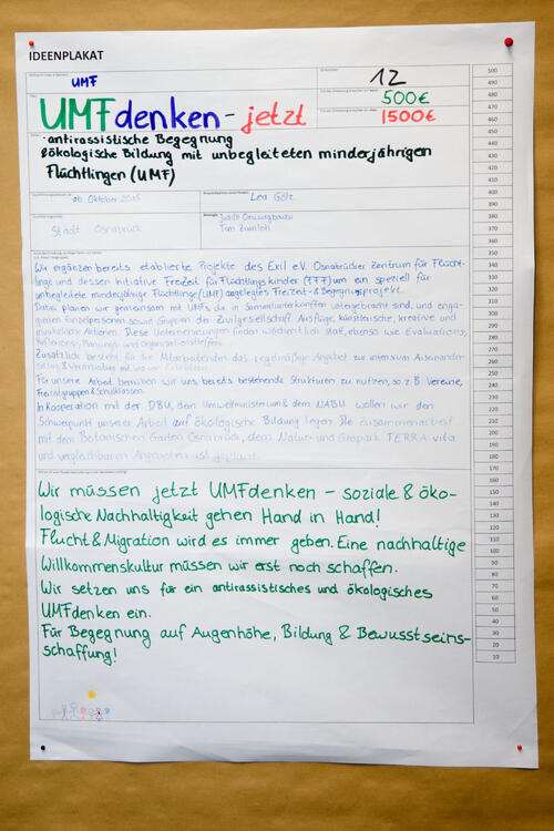 Umfdenken - jetzt!, Jugendkongress 2015 &copy; Deutsche Bundesstiftung Umwelt /Michael Münch