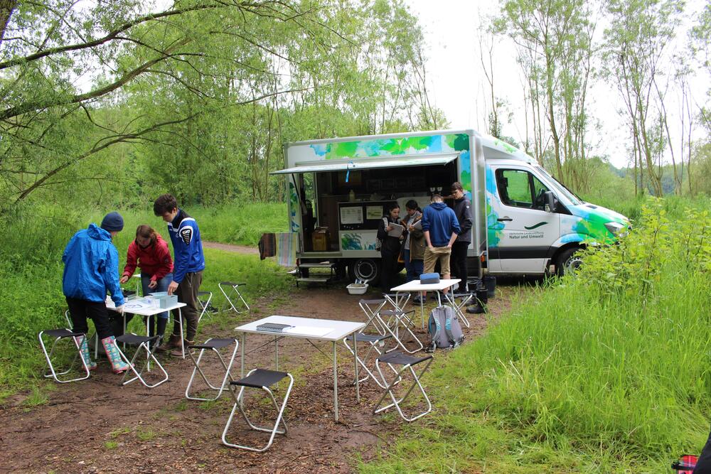 Das Umweltmobil unterwegs in Deutschland. © Julia von Gönner/DBU