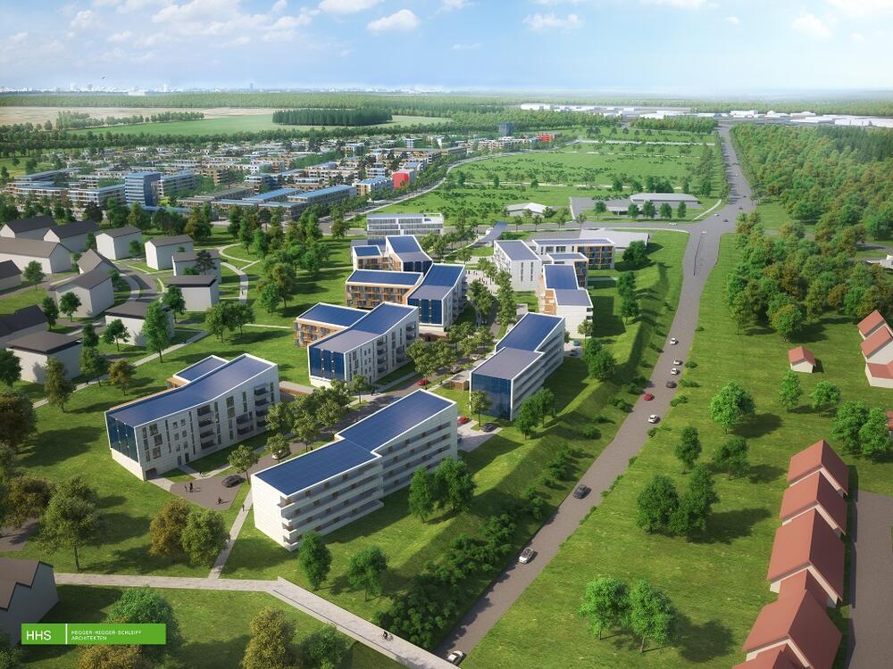 1. Bauabschnitt SolWo Königspark  © Hegger Hegger Schleiff Architekten 