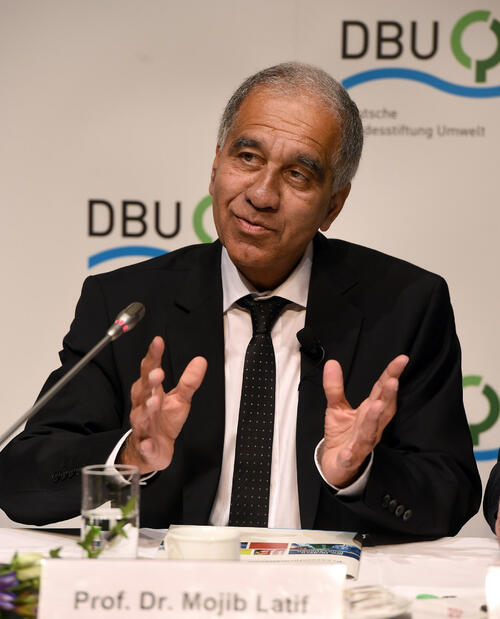 Prof. Dr. Mojib Latif; Pressekonferenz UWP  &copy; DBU/Peter Himsel