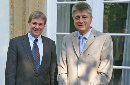 Dr. Markus Pieper und Dr.-Ing. E. h. Fritz Brickwedde 