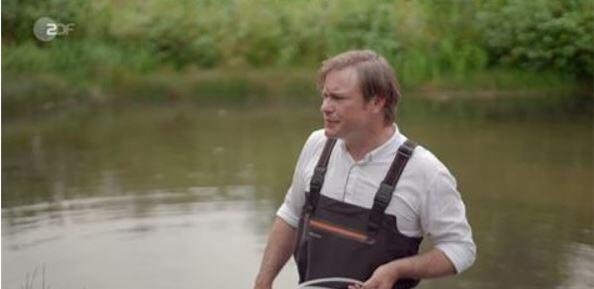 Prof. Dr. Thomas Klefoth bei „Terra Xpress“  © ZDF