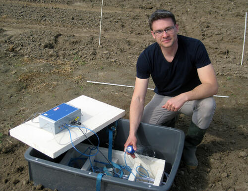 Saugkerzenanlage zur Gewinnung von Sickerwasser  &copy; Dr. Christian Böhm/BTU