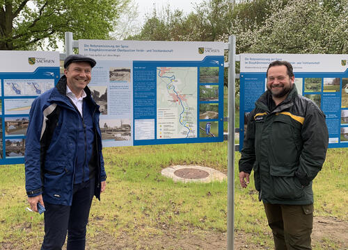 DBU Naturerbe Daubaner Wald: Spree-Redynamisierung © Robert Schimke/ Sächsisches Umweltministerium 