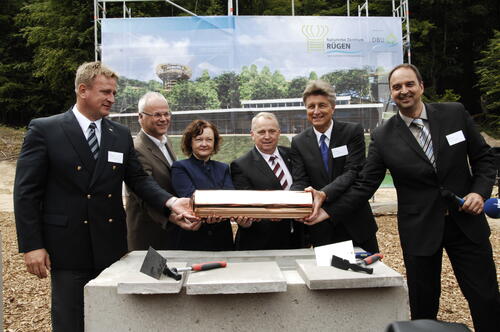 Grundsteinlegung Naturerbe Zentrum Rügen 