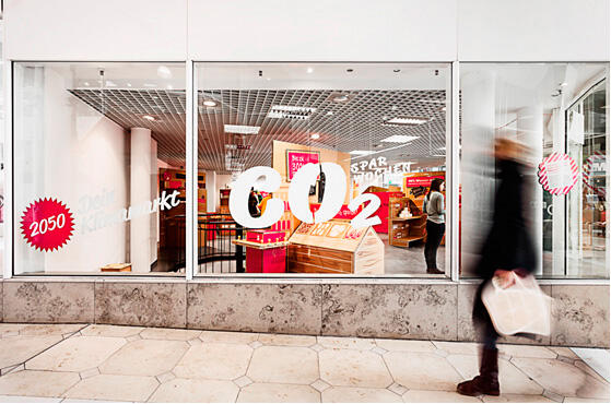 Klimamarkt nutzt leer stehende Ladenlokale &copy; Gruppe für Gestaltung GfG