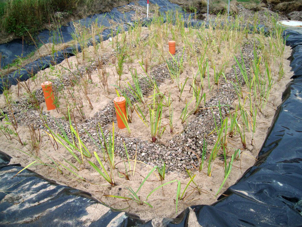 Betriebsbereite Kleinfilteranlage 