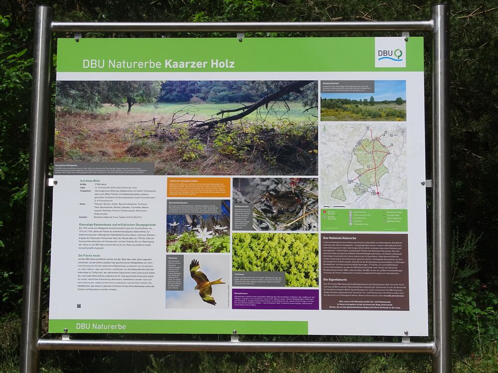 Infotafel Kaarzer Holz © Bundesforst