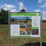 Infotafel DBU-Naturerbefläche Marienfließ © Bundesforst