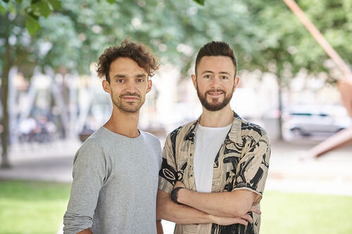 Das Gründungsteam von Open Funk: Paul Anca (links) und Ken Rostand © Open Funk UG (haftungsbeschränkt)