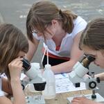 Experimentieren mit dem kühlen Nass ist im Rahmen von Führungen erwünscht. 