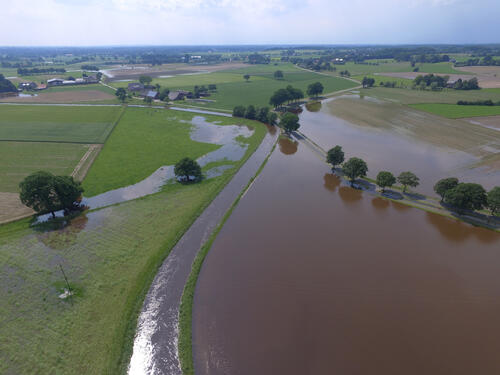 Hochwasser bei Hamminkeln © Planungsbüro Koenzen