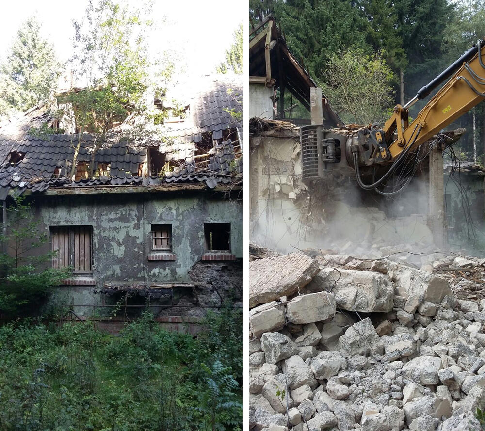 Rückbau Dammer Berge © Bundesforst/DBU