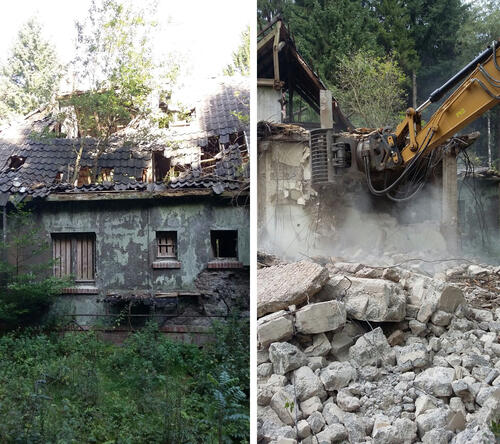 Rückbau Dammer Berge © Bundesforst/DBU