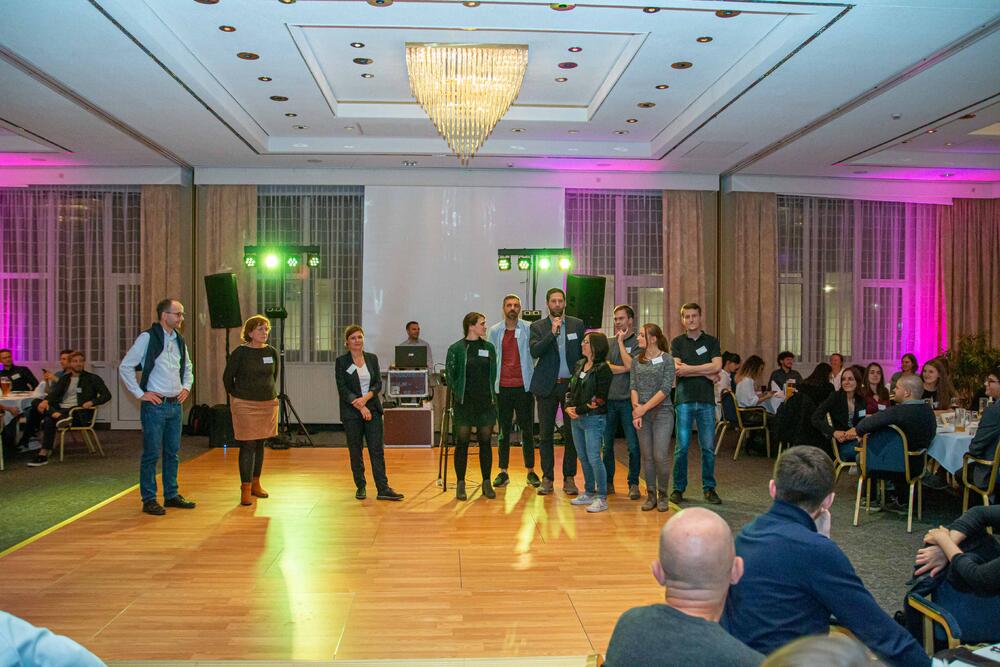 Alumni-Beirat auf dem Stipendiaten- und Alumni-Treffen 2022 in Magdeburg  © DBU, Andreas Dannhauer