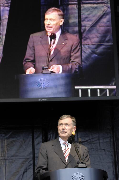 Forderte doppelte Anstrengungen für den globalen Klimaschutz: Bundespräsident Horst Köhler. 