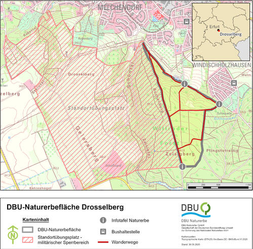 DBU-Naturerbefläche Drosselberg © DBU Naturerbe