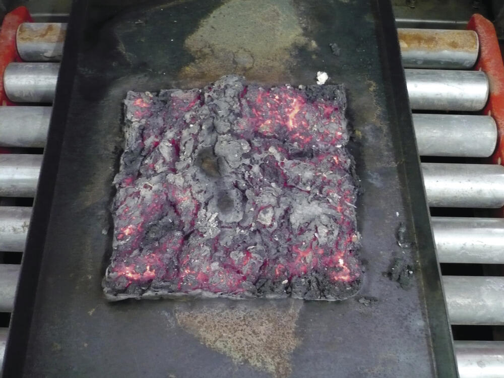 Verschlackte Mineralwolle 