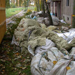 Mineralwoll-Abfälle 