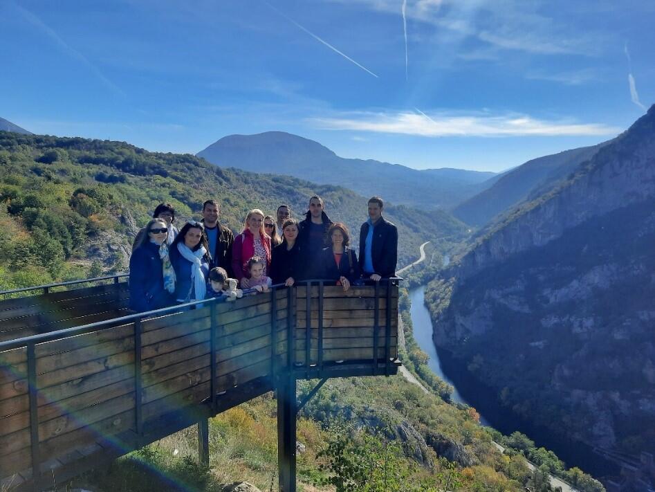 Alumni-Jahrestreffen des Serbischen und Bulgarischen Netzwerks 2022 © Sićevačka klisura (Credits: Reiseleiter Željko Anđelković)