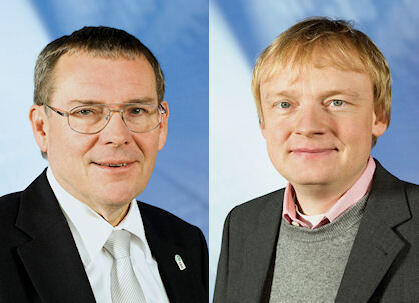 Prof. Otto Carlowitz (links) und Dr. Christian Schröder 