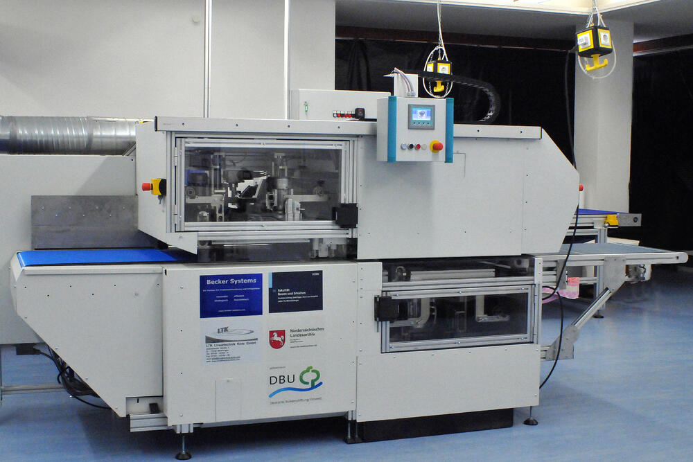 Kulturgut maschinell reinigen 