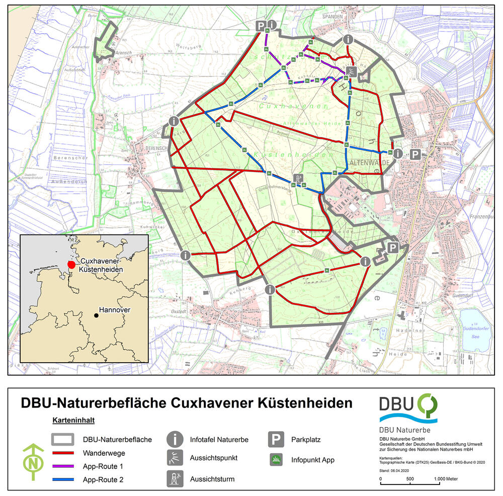 Karte © Deutsche Bundesstiftung Umwelt